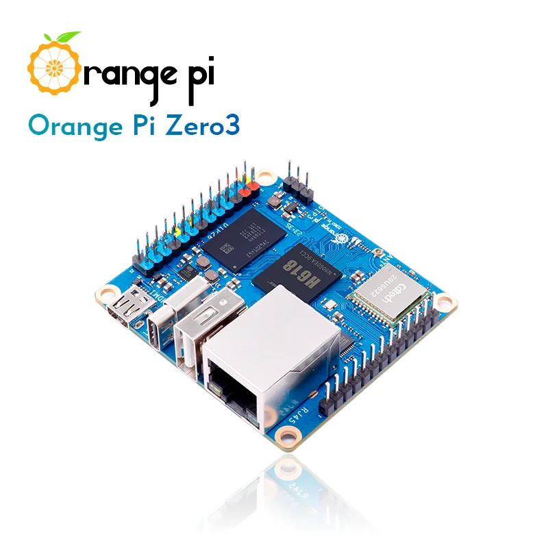 Mini Development Board Single Board Computer Orange Pi Zero 3 2GB RAM DDR4 Allwinner H618 WiFi Bluetooth BLE Mini PC Orange Pi Zero3 Development Board Single Board Computer