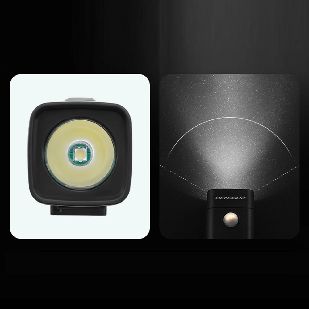 슈퍼 브라이트 USB 충전식 자전거 헤드라이트, 방수 자전거 핸들 바 라이트, 야간 라이딩용 3 가지 모드