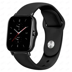 Versatile 22mm Silicone Watch Band Strap - Sporty and Comfortable for 22mm watch band (Black 2)