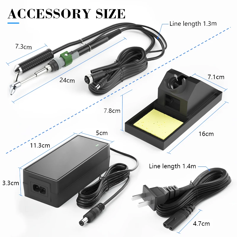 T12A Suction Tin Gun Desoldering Station Hot Air Gun Soldering Iron Suction Pen Intelligent STM 32 Soldering Station 4