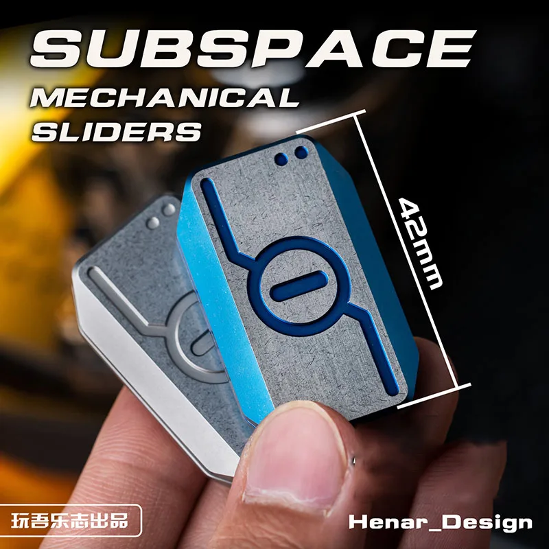 

WANWU EDC Subspace Mechanical Fidget Sliders Metal Decompression Toys Stainless Steel Fidget Toy