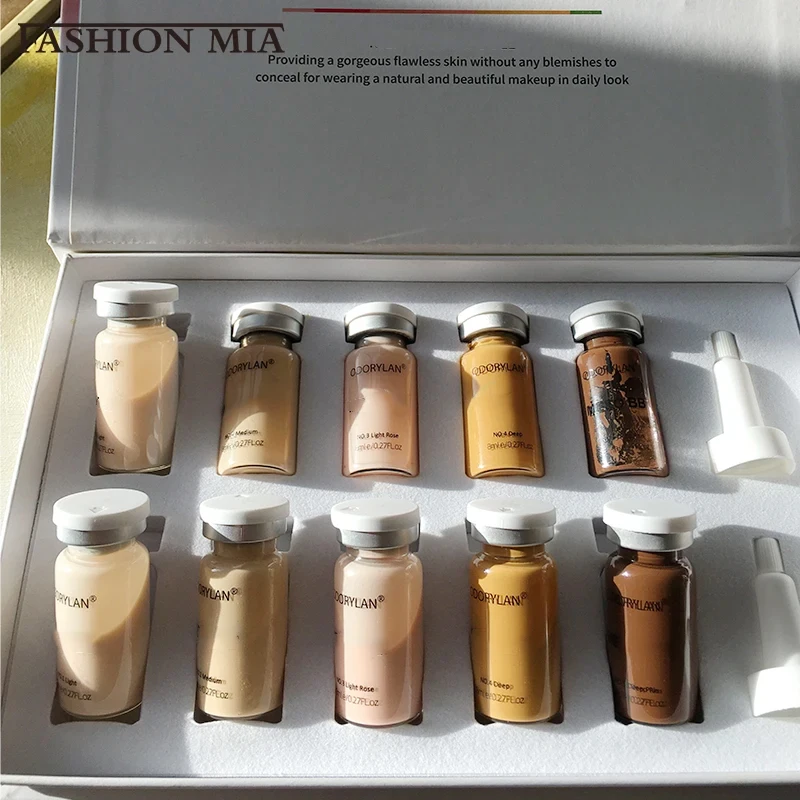 Korea 8ml BB Cream Glow Starter Kit Facial Niacinamide Foundation Concealer Cream Rejuvenating Moisturizing Beauty Skincare