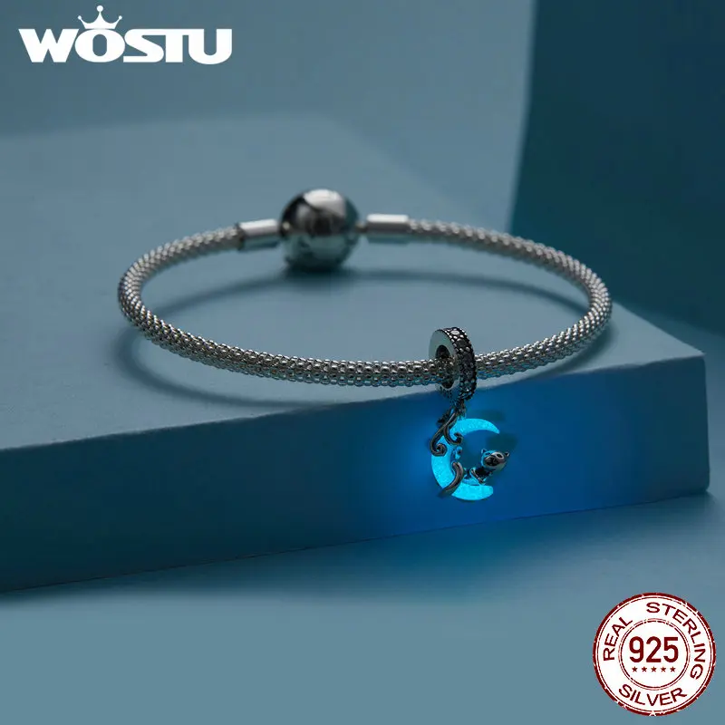 Bracciale A Catena In Argento 925 Con Ciondolo Gatto E Cuore - Placcato Oro Rosa, Regolabile 16,5-20,1 Cm, Regalo Per Amanti Dei Gatti