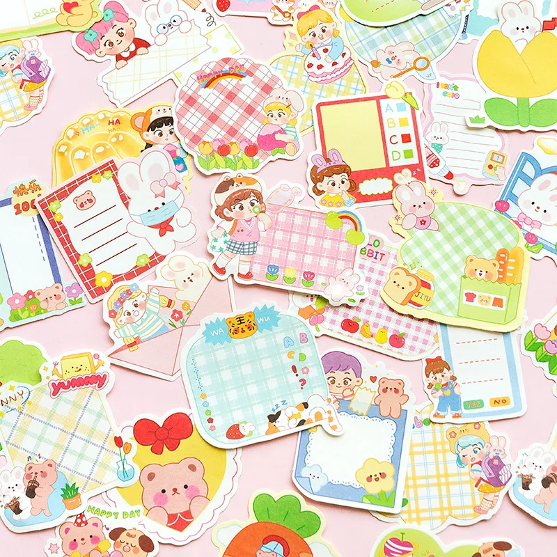 400pcs Sticky Notes, Sticky Note Paper, Multi-color Heart-shaped Sticky  Memo, Cute Self-adhesive And Removable, Suitable For Office, School (100  Sheet