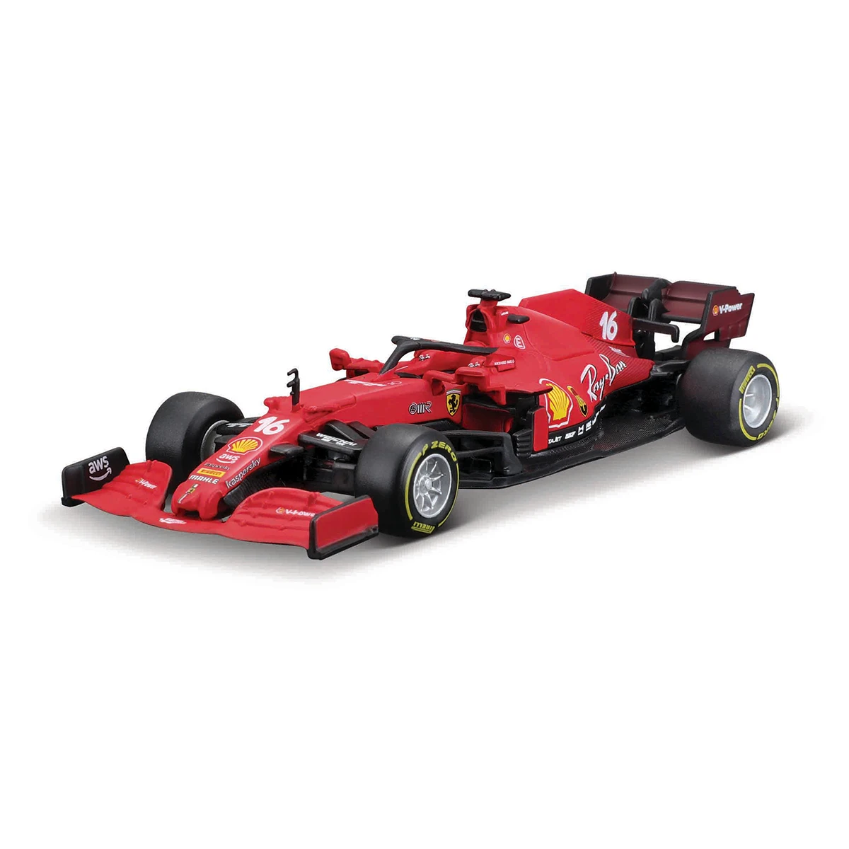 

Bburago 1:43 Ferrari 2021 SF21 #16 Chales Leclerc #55 F1 Formula Car Static Die Cast Vehicles Collectible Model Racing Car Toys