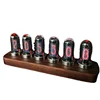 Glow Nixie Tube Clock Bedside Digital Alarm Elekstube IPS Electronic LED Table Clock Digital Bedside Watch Digital Calendar Gift 1
