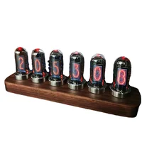 Glow Nixie Tube Clock Bedside Digital Alarm Elekstube IPS Electronic LED Table Clock Digital Bedside Watch Digital Calendar Gift 1