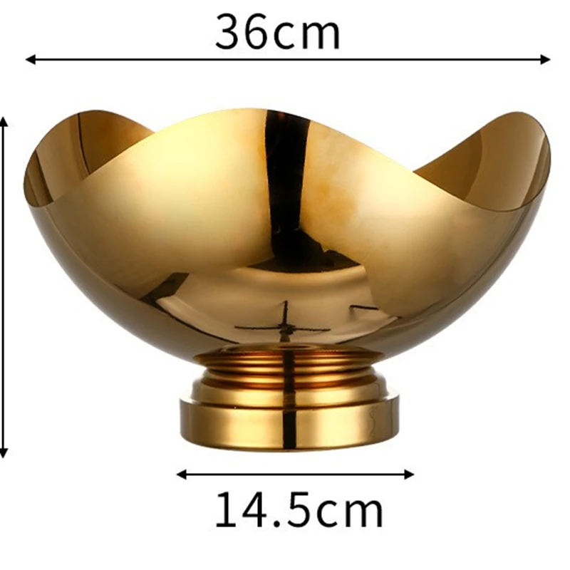 Aixiangru Ice Bucket,13.5L Stainless Steel Champagne Bowl,Whisky Cooling,Elk Handle Golden