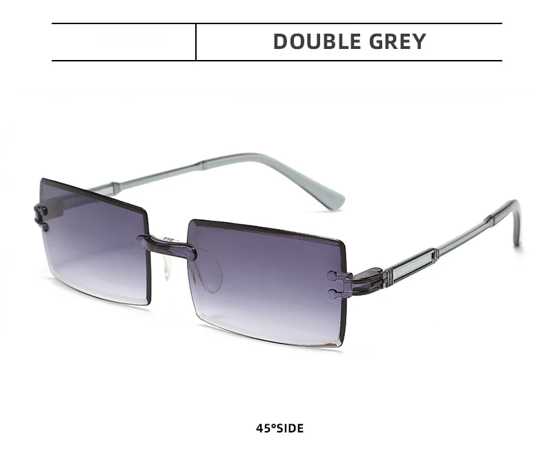 Fashio Vitage Suglasses Wome Rimless Frameless Rectagle Shades Gradiet Brad Summer Travelig Su Glasses for_voghion.com