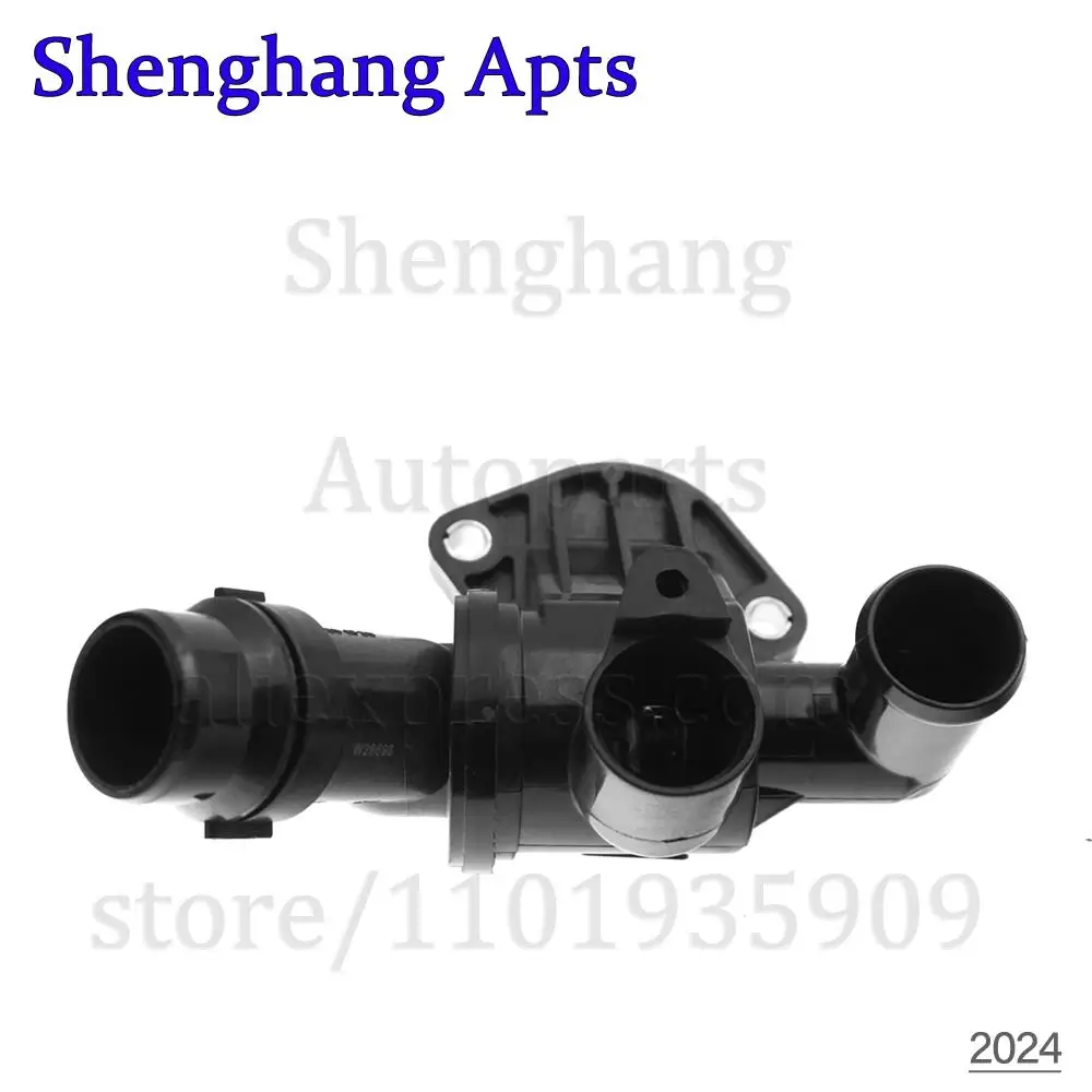 Engine Coolant Thermostat 06D121111G 06D 121 111 G For Audi A4 B7 2004-2009, A6 C6 2005-2011, TT 2006-2010, Seat EXEO 2009-13 2.0L