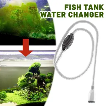 Aquarium Vacuum Cleaner Manual Portable Water Changer Vacuum Cleaner No Electricity Needed Aquarium Pump Cleaner Toilet Drain