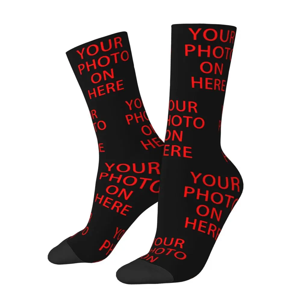 Custom Your Photo Mens Crew Socks Unisex Kawaii 3D Printed Customized Print Dress Socks 2 S634129edbd584637ac27575a0c66babf8