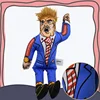 Donald Trump Political Parody Novelty Durable Dog Chew Toy with Squeaker bite resistant pet toys durable plush Squeak Dog Toys 3