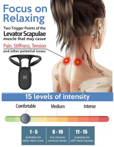 Portable Lymphatic Soothing Body massage Shaping Neck Instrument