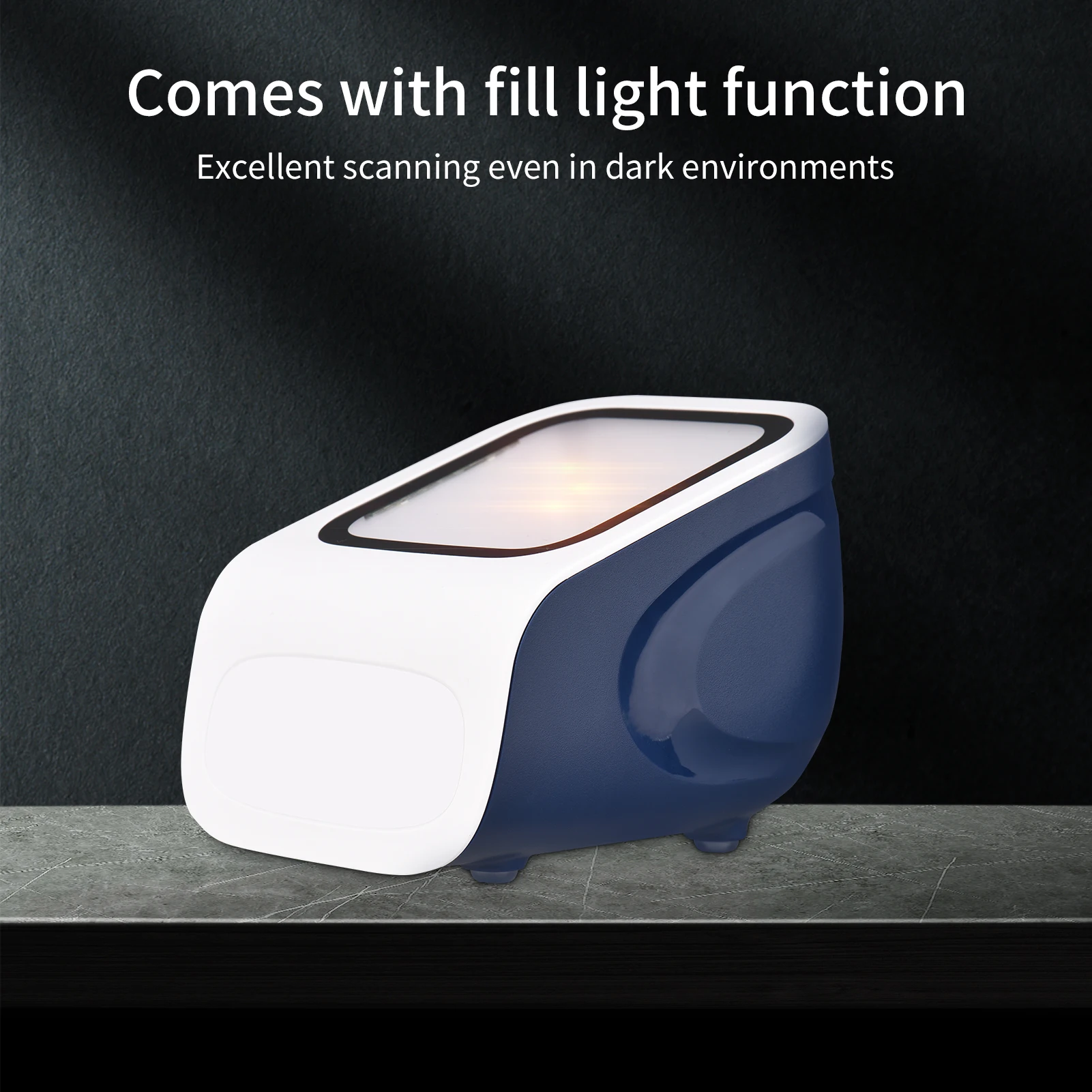 New 1D 2D QR Desktop Barcode Scanner Platform Hands-free USB Wired Bar Code Reader Scanner Plug&Play Compatible Window Android