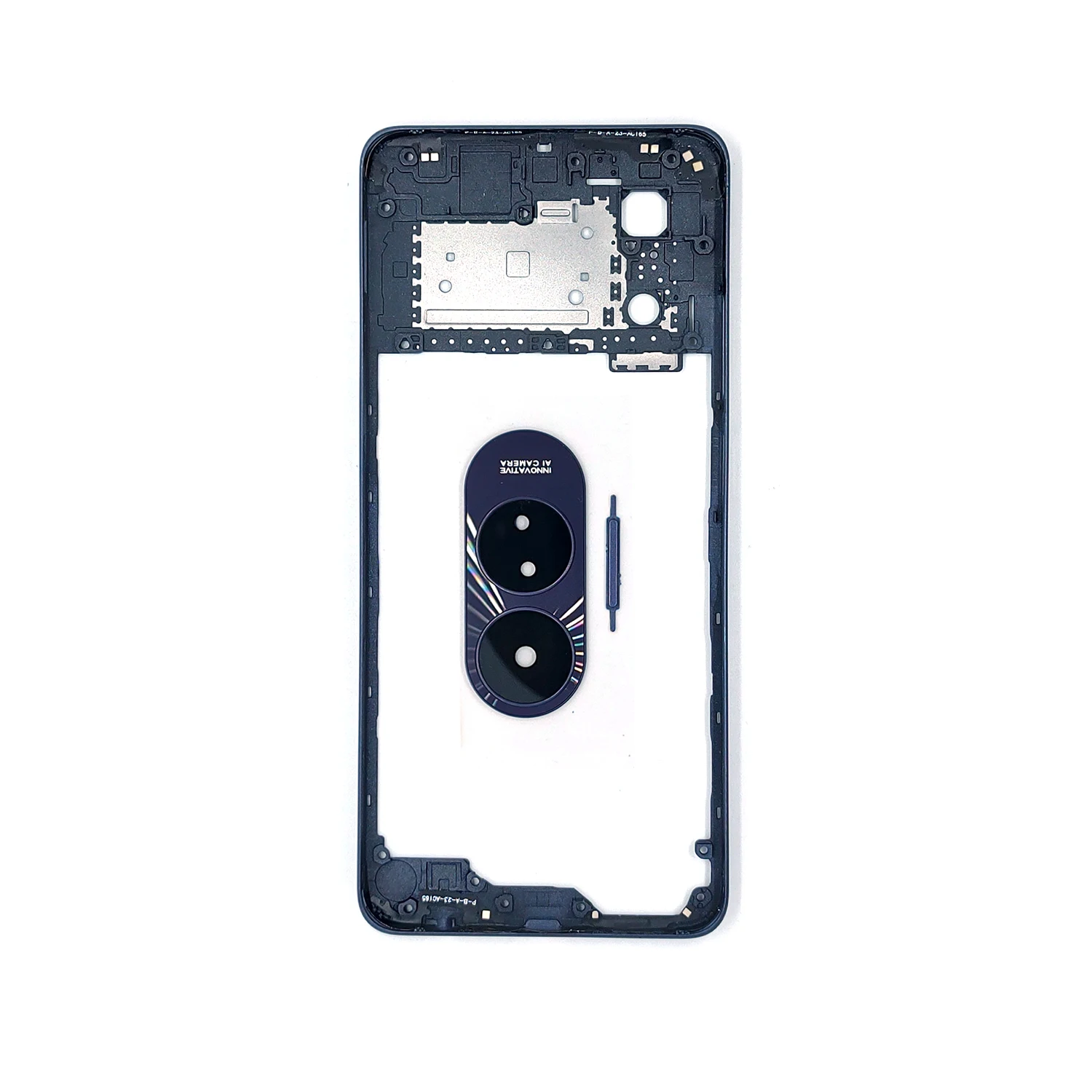 Oppo A60 CPH2631용 중간 프레임 하우징 베젤(측면 버튼 수리 부품 포함)