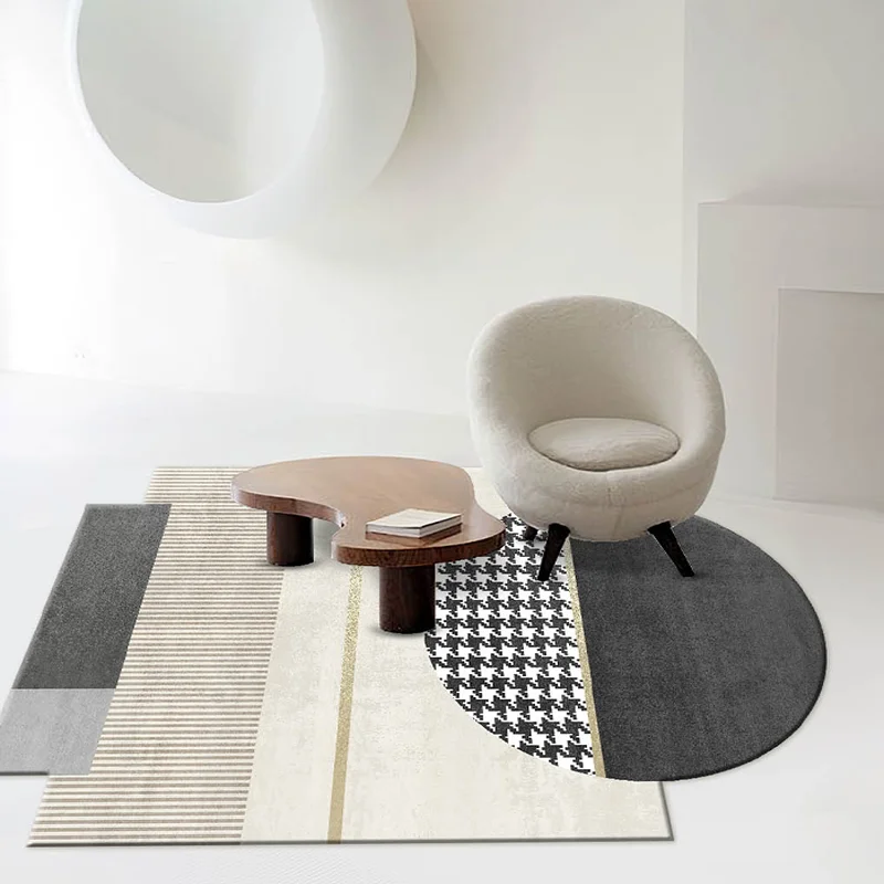 

Japanese-style Irregular Rugs for Bedroom Decor Carpets for Living Room Decoration Teenager Home Carpet Non-slip Area Rug Mats