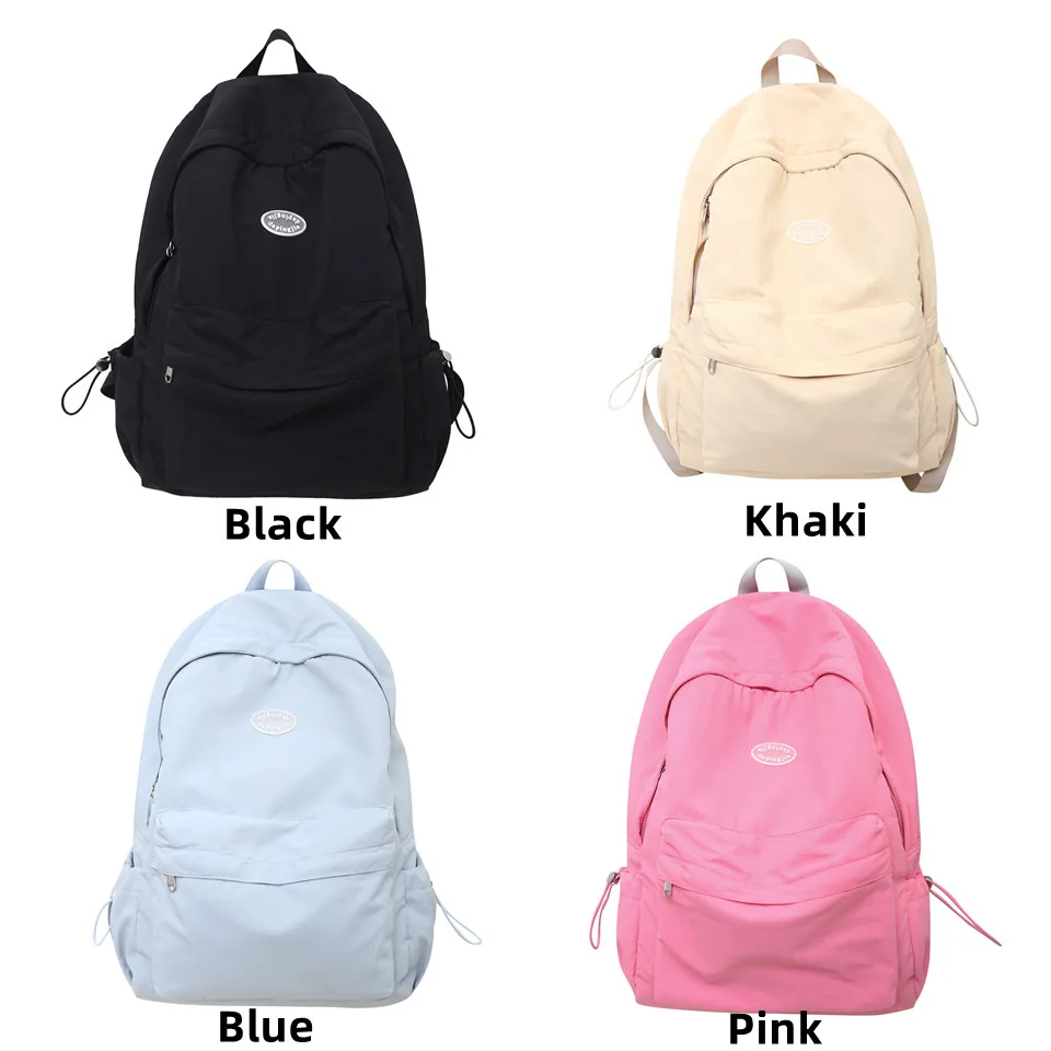 Cute Women Backpacks Waterproof Multi-Pocket Nylon School Backpack for Student Female Girls Laptop Book Pack