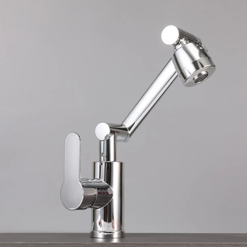 1080 Degree Swivel Faucet Robotic Arm Faucet 360 Degree Rotation Mechanical Arm Kitchen Faucet Bathroom Faucet for Kitchen Sink 4