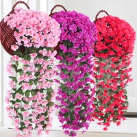 Artificial Flowers Yard Hanging Artificial Plant Garden Wedding Party Decor Artificial Plant Accessories Home Flower Supplies 4