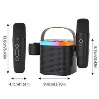 TANALAZ K8 Karaoke Machine Portable Bluetooth 5.1 PA Speaker System with 1-2 Wireless Microphones Home Family Singing Child Gift - Image 6