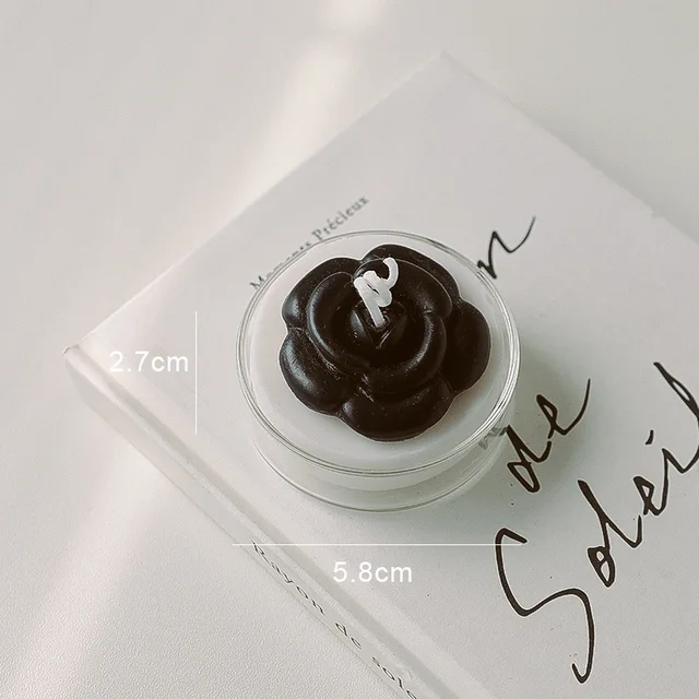 Ins Szimulációs Virágok Illatos Gyertyák Születésnapi Ajándékok Esküvői Dekoráció Rózsa Arumatikus Otthoni Fogadalmi Gyertya - Image 4