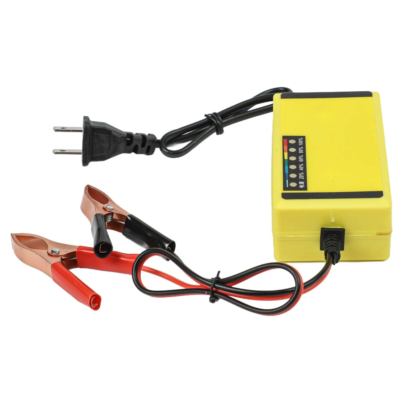 1Pcs Car Battery Charger 12V Fast Charging Automatic High-Power Charger Car Motorcycle Battery Charger Acid Battery Charger - 5