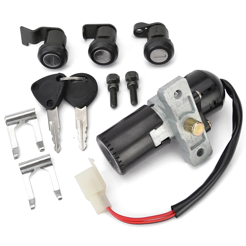 

Ignition Switch Seat Lock & Fuel Gas Cap Key Set For Honda FES125 FES150 Pantheon FES250 Foresight 35010-KEY-900 35010-KFG-D10