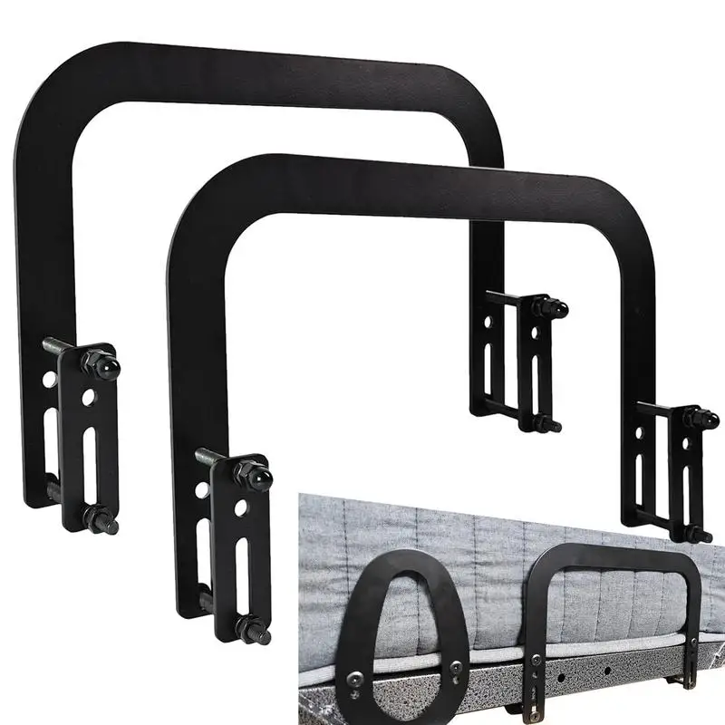 

Adjustable Bed Mattress Holder 2PCS Non-Slip Adjustable Mattress Holder Reusable Mattress Retainer For Iron Frame Bed Box Spring