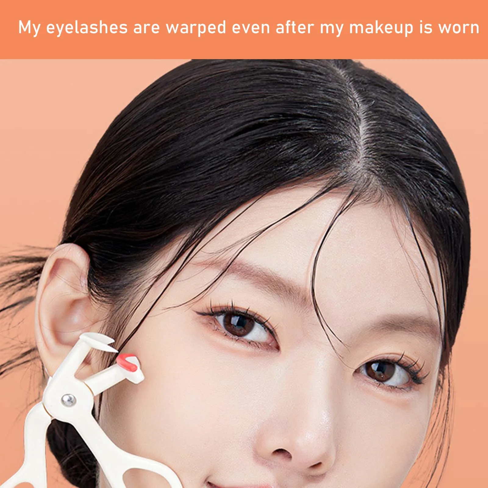 

Симпатичные щипцы для завивки ресниц с широким/частичным профессиональным зажимом для завивки ресниц для женщин и девочек