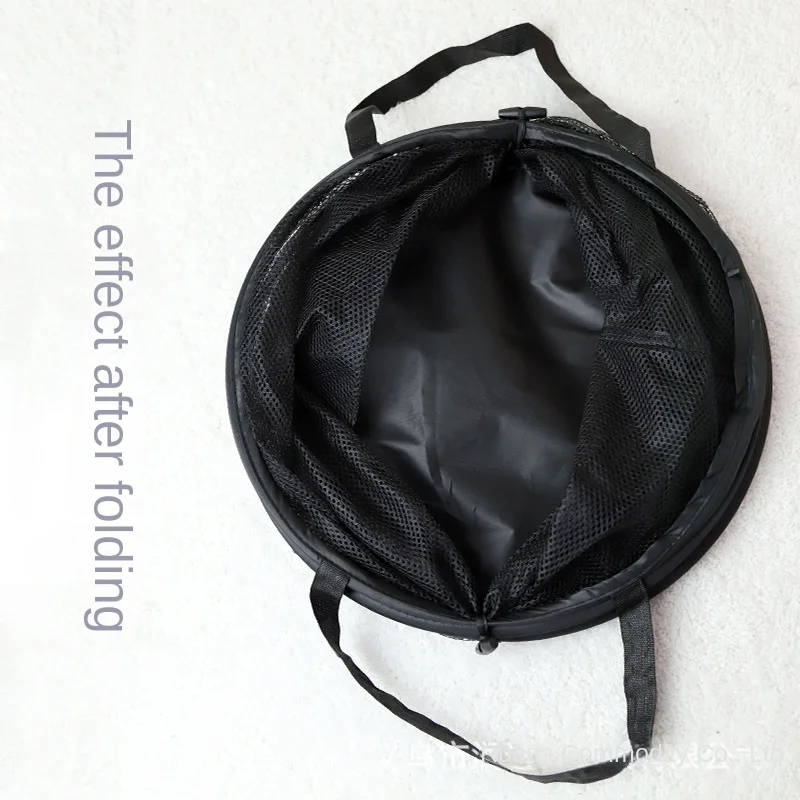 Large Oxford Foldable Dirty Cloth Basket Convenient Floor standing Mesh Breathable Handheld Cloth Foldable Storage Basket 3