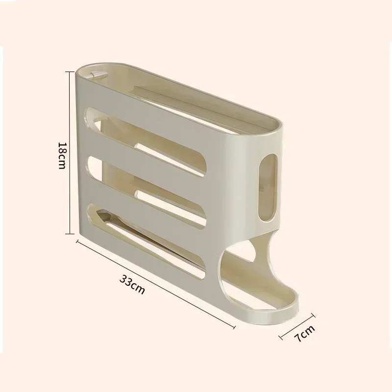 4-layer Slide Egg Storage Box Ladder Style Egg Box Storage Refrigerator Side Door Large Capacity Automatic Egg Rolling Machine 2