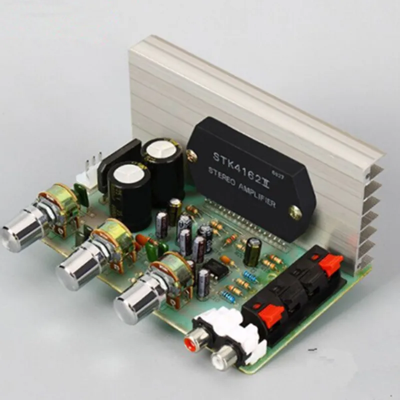 subwoofer amplifier Double AC15-18V 50W+50W 2.0 channel STK4162 4102 4122 4132 4182 series audio power amplifier board speaker amp