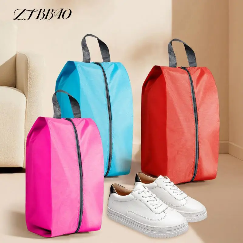 

Dustproof Foldable Shoes Storage Bags Multi-function Outdoor Travel Portable Nylon Shoes Bag Waterproof Pouch Shoes Organizer