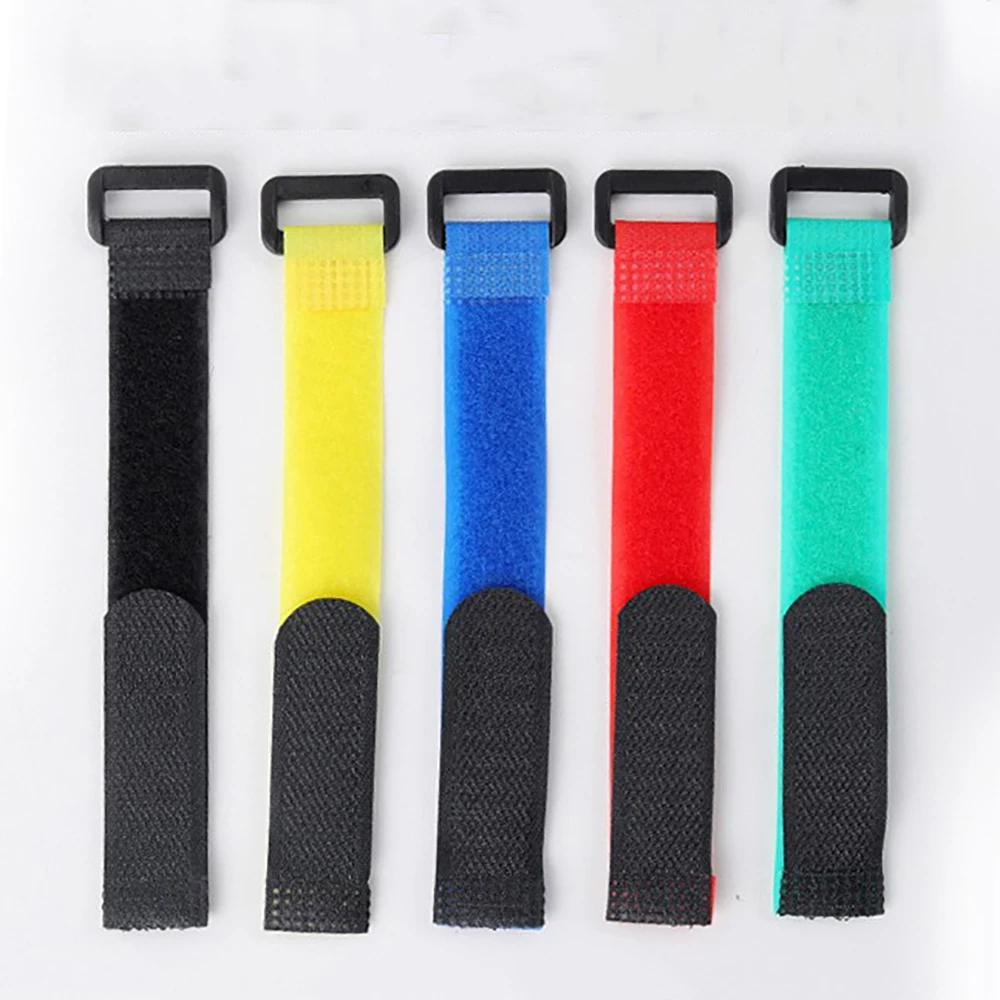Bicycle Handlebar Strap Holder Cycling Flashlight Tie Rope Bandages Nylon Sticky Tie Fixed Items Bike Strap Universal 5pcs/lot bicycle handlebar strap