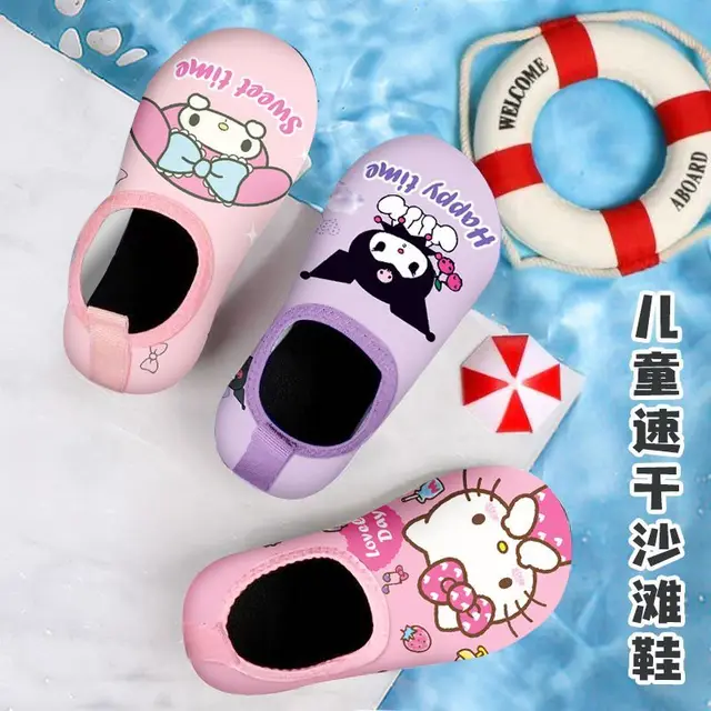 Hello Kitty Sanrio Boys and Girls Parent-Child Swimming Beach Shoes Quick Dry Breathable Baby Indoor Floor Socks Soft Gift 1
