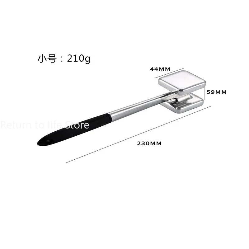 Meat Tenderizer Hammer Stainless Steel Loose Meat Tenderizers Meat Hammer For Steak Pork Pounders 1Pcs Kitchen Tools