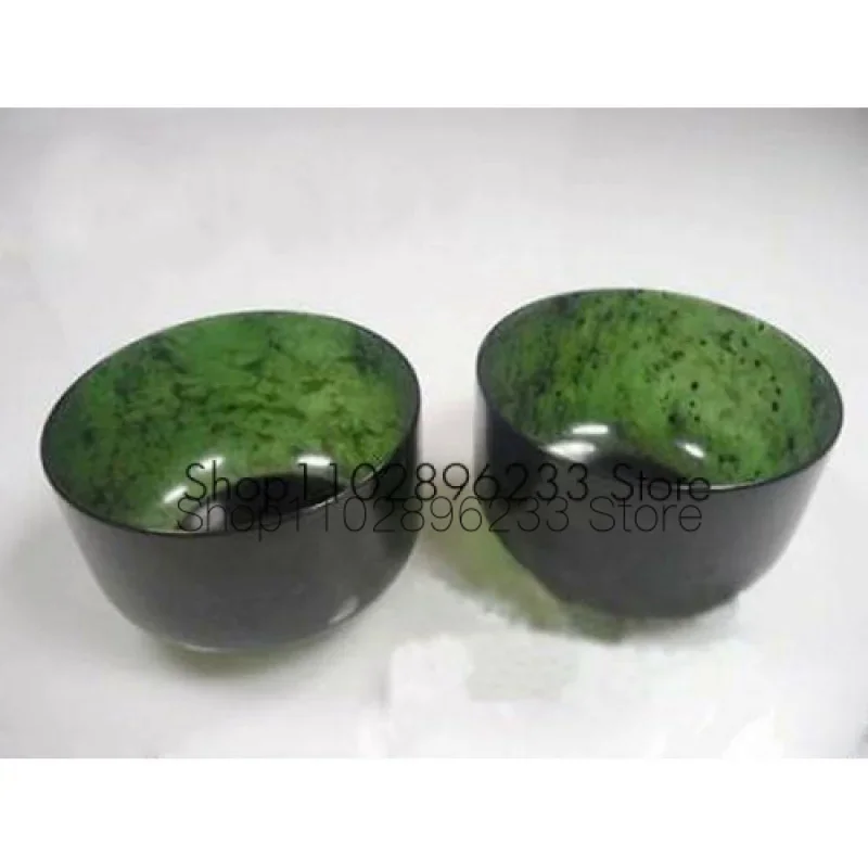 

Натуральный изысканный китайский Hetian Jade ручной работы, 2 шт.