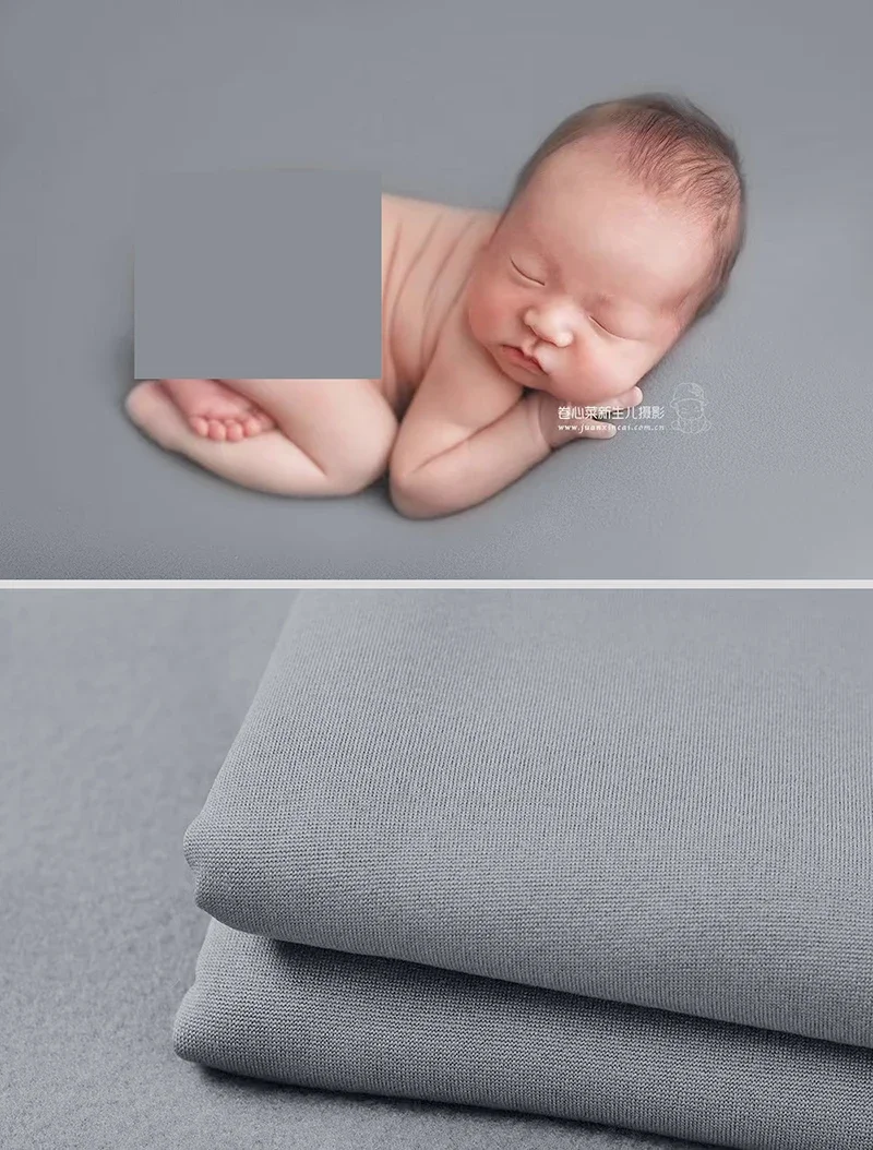 Luxurious Newborn Photography Wrap Blanket & Backdrop Set