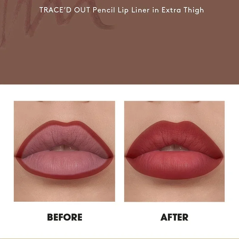 3pcs Lip Liner Lipstick Set,Velvet Silky,Long-Lasting Waterproof,Includes Lip Liner, Moisturizing Oil & Glossy Lipstick