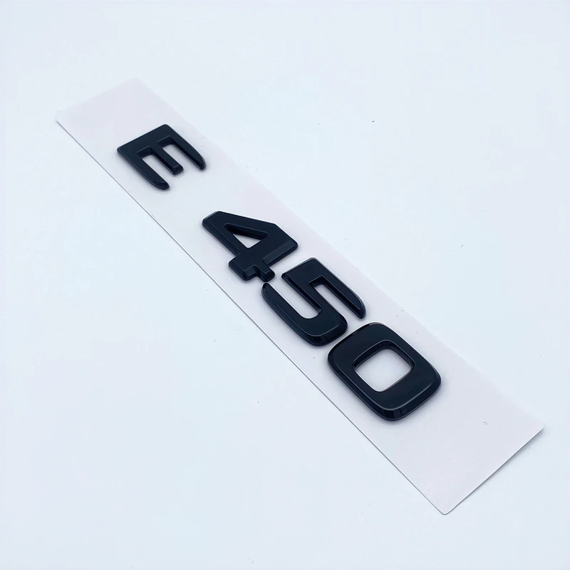 Badge 3D E350 CDI 4matic Pour Coffre - Autocollant ABS Noir - Compatible Mercedes W212, W213 - Décoration Ou Remplacement - 7