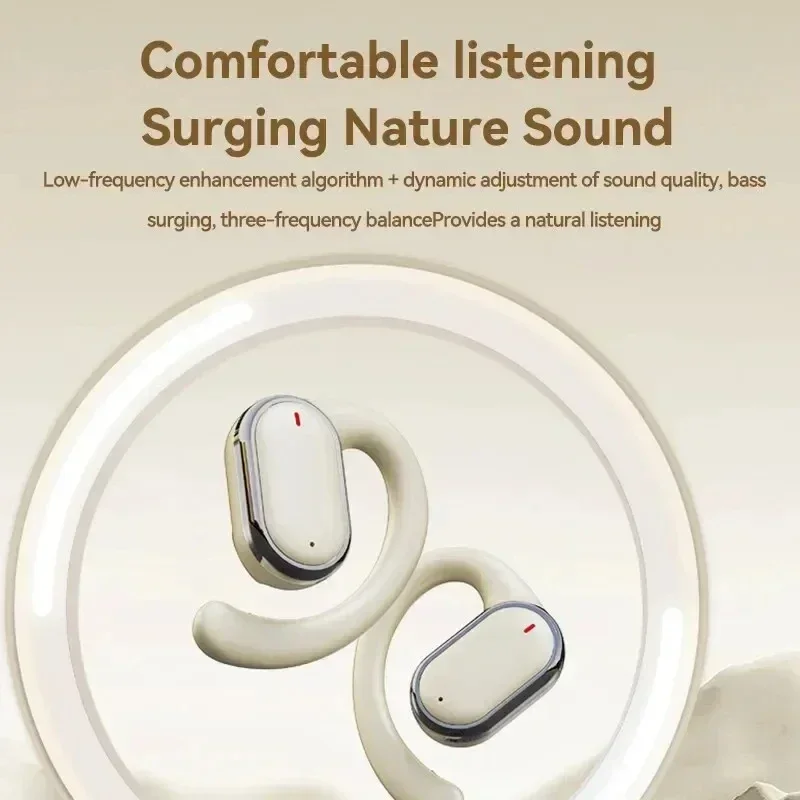 Wireless Bluetooth Ear Hanging Headphones Noise Reduction_voghion.com