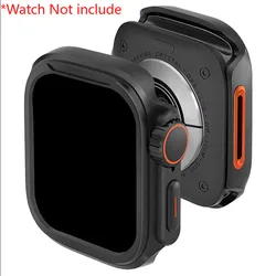 Sleek Aluminum Protector Case for Series 11 42mm (Black)