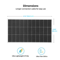 Boguang panneau solaire 1200W 960W - 600W 480W- 120W 12v solar panel panneaux PET chargeur pour Powerbank/camper/Batterie 12V/Kit Solaire Panneau domestique 4