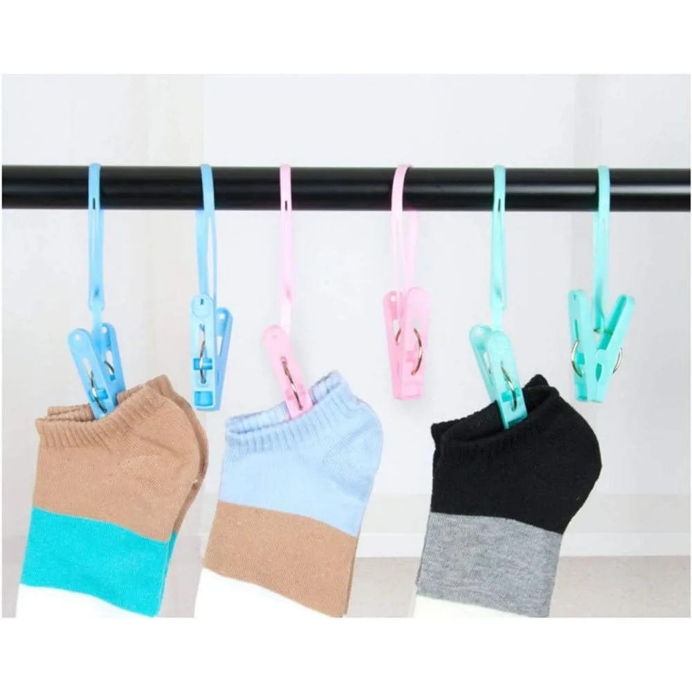 20 Pcs Travel Hangers with 12 Pcs Clips Cruise Ship Essentials Portable Folding Clothes Hangers Travel Accessories Foldable Clot