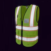 Hi-Vis Reflective Construction Vest with Strips