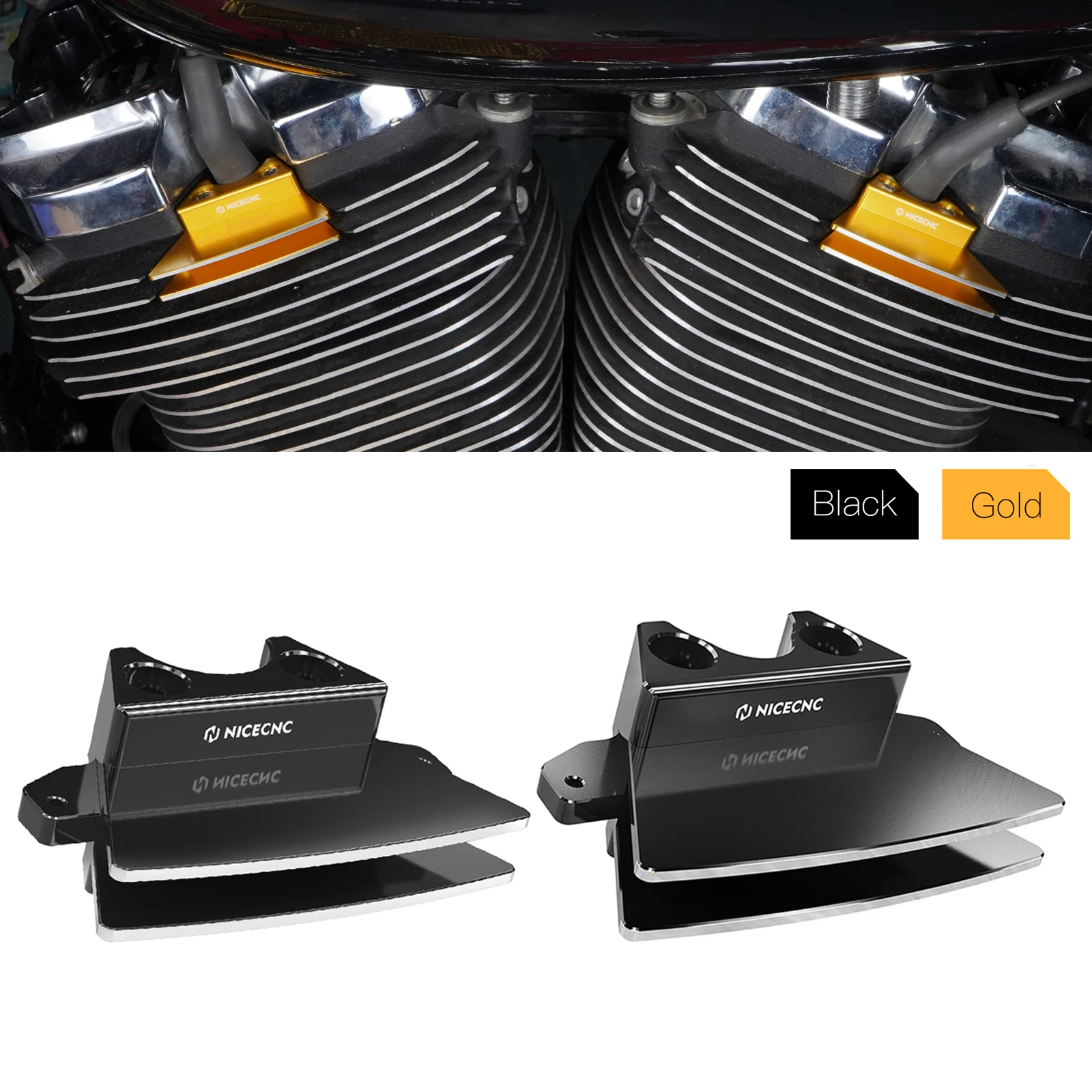 Coperchio Decorativo Candela Motore Per Harley Softail Fat Bob 114 Fxfbs Flfbs Heritage Classic 114 Deluxe 114 Flhcs 2018-2023