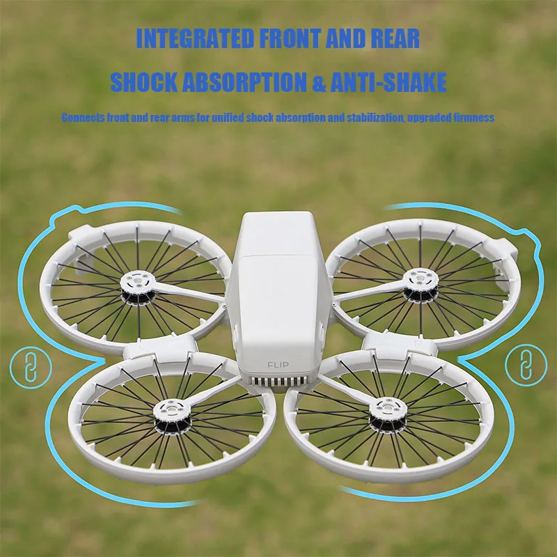 Achetez Boucle Anti-Vibration DJI FLIP - Fixation Bras Drone, vue rapprochée des matériaux robustes.