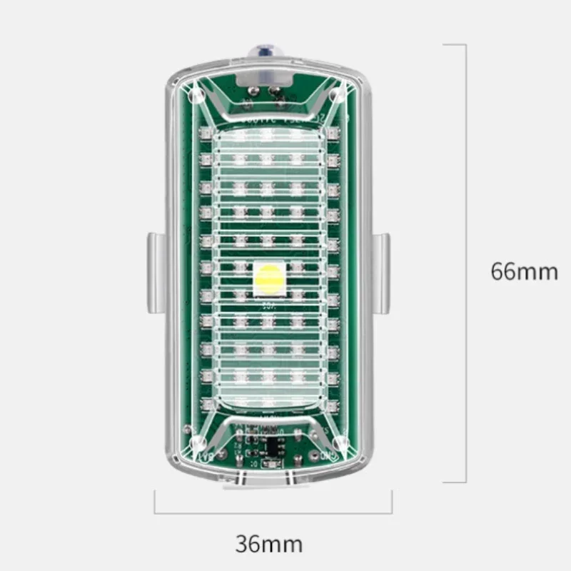Kit Lumière Stroboscopique LED Moto Voiture Vélo avec Télécommande