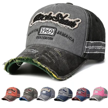 56-60 cm regolabile nuovo retrò vecchi berretti per uomo lettera ricamata baseball 1969 berretti con bordi sport all'aria aperta visiera da donna cappello osso 1